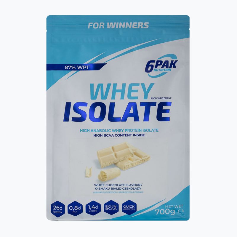 Суроватъчен изолат 6PAK 700g бял шоколад PAK/049#BICZE