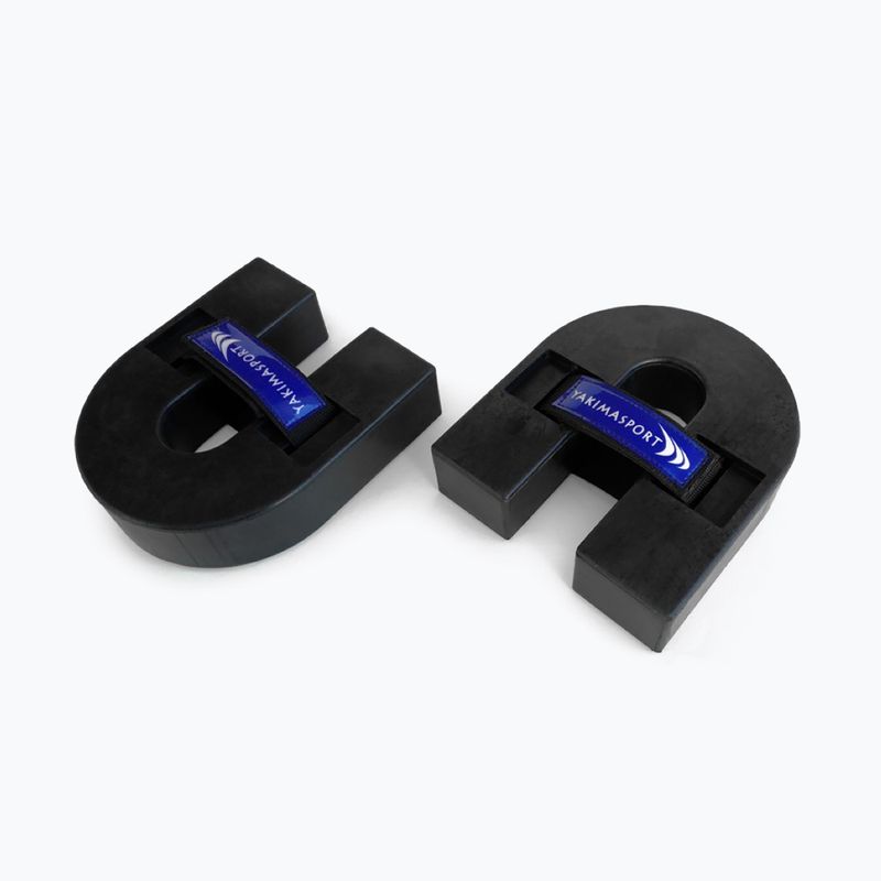 Yakimasport гумени тежести за футболна врата 2 бр. черни 100276