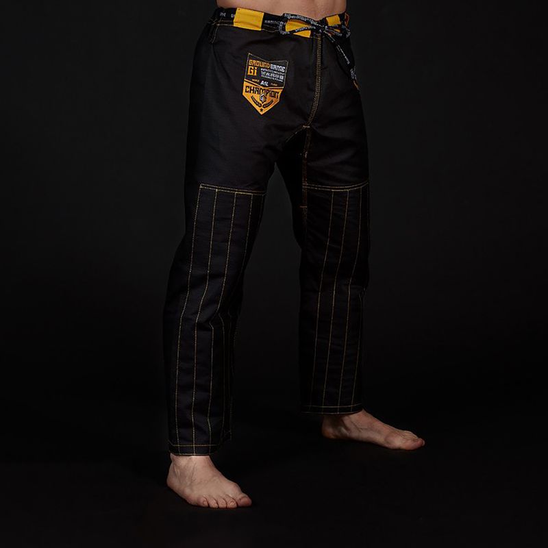 GI for Brazilian Jiu-Jitsu мъжки Ground Game Champion 2.0 черен GICHNEWBLAA1 7