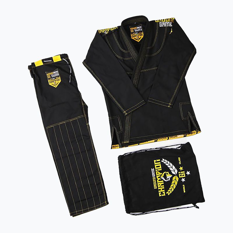 GI for Brazilian Jiu-Jitsu мъжки Ground Game Champion 2.0 черен GICHNEWBLAA1 8