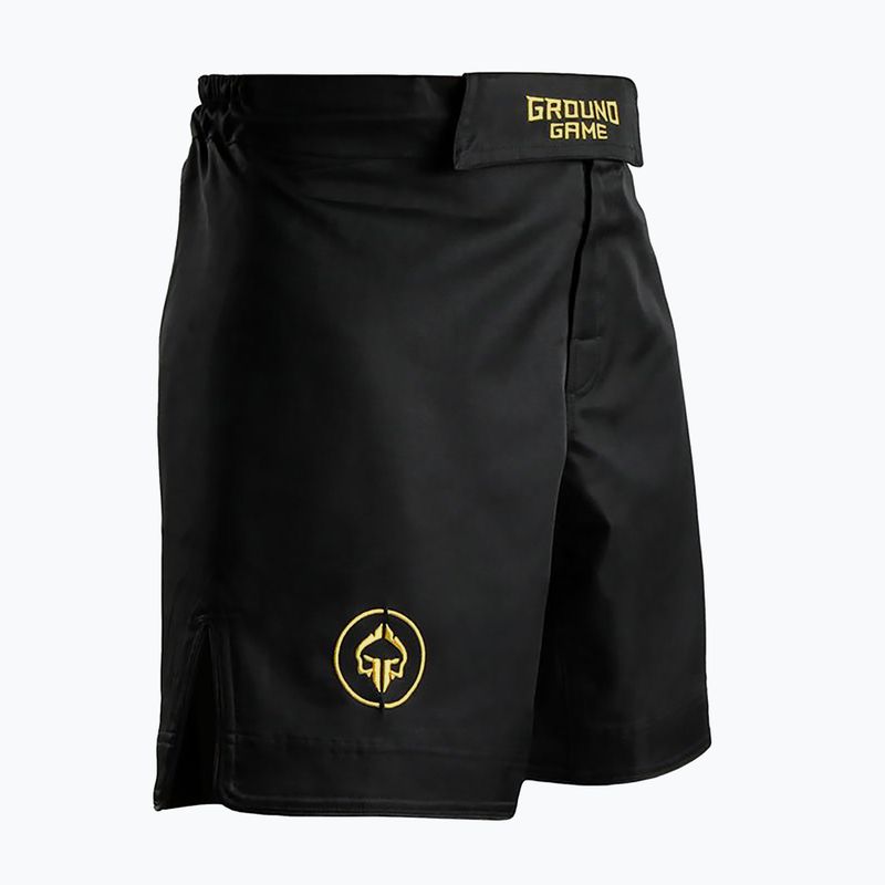 Мъжки шорти Ground Game MMA Athletic Gold black MMASHOATHGOLD 2