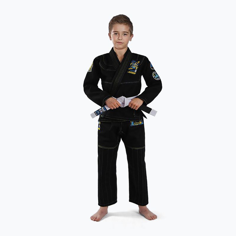 GI to BJJ за деца Ground Game Junior 3.0 black GIJUN3BLA00 3