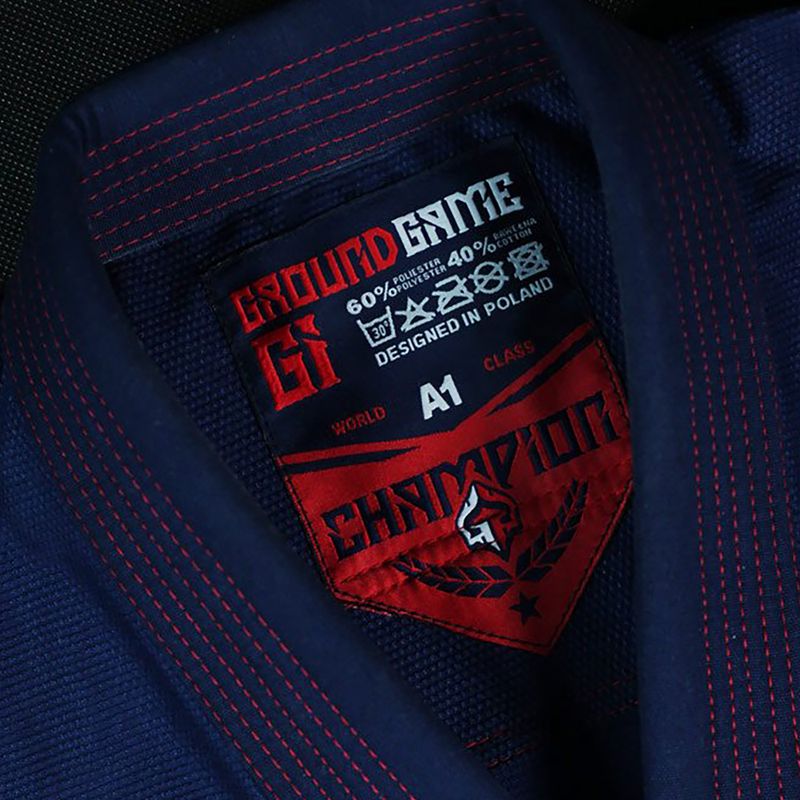 GI for Brazilian Jiu-Jitsu мъжки GroundGame Champion 2.0 тъмносин GICHNEWNAVA1 8