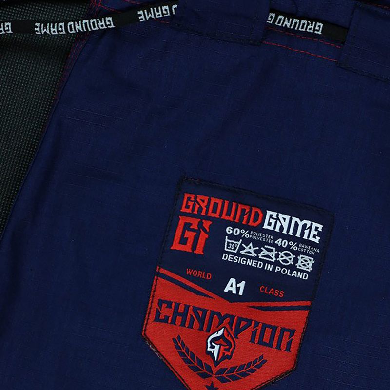 GI for Brazilian Jiu-Jitsu мъжки GroundGame Champion 2.0 тъмносин GICHNEWNAVA1 10