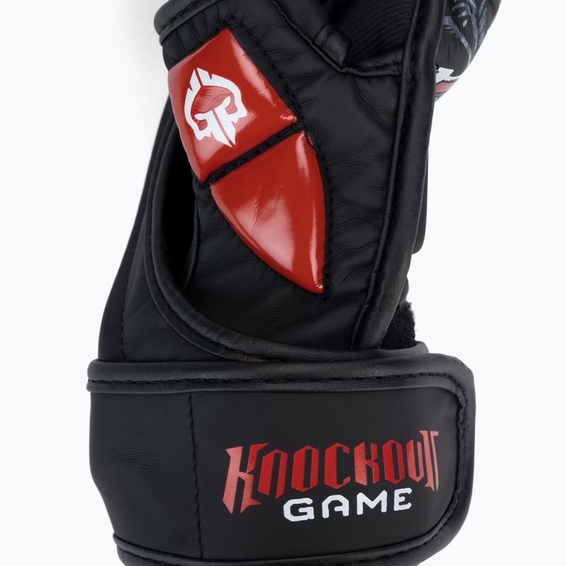GroundGame MMA Samurai спаринг ръкавици черни 21MMASPARGLOSA 5