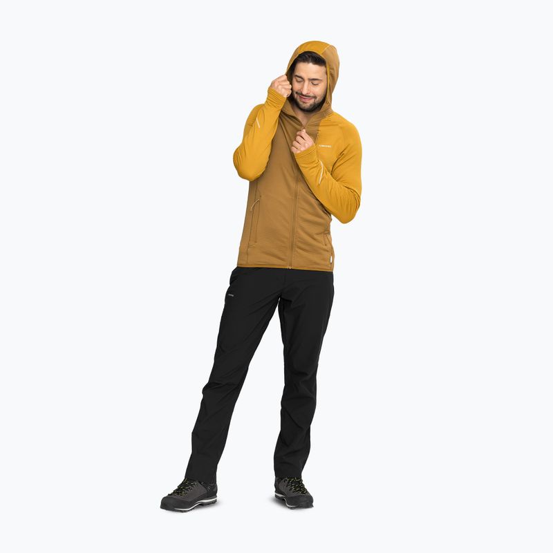 Мъжки суитшърт за трекинг Viking Birger Hoodie light brown/yellow 4