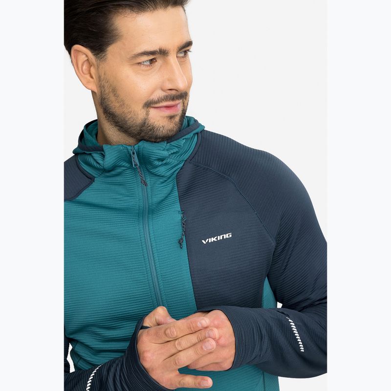 Мъжки суитшърт за трекинг Viking Birger Hoodie blue/navy 5