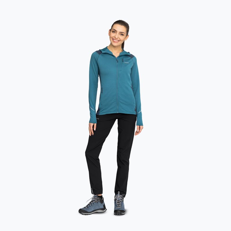 Дамски суитшърт за трекинг Viking Birger Hoodie blue/navy 2
