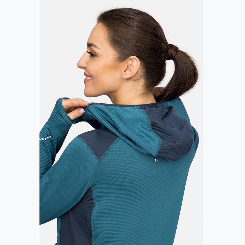 Дамски суитшърт за трекинг Viking Birger Hoodie blue/navy 5