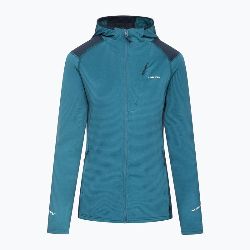 Дамски суитшърт за трекинг Viking Birger Hoodie blue/navy 8