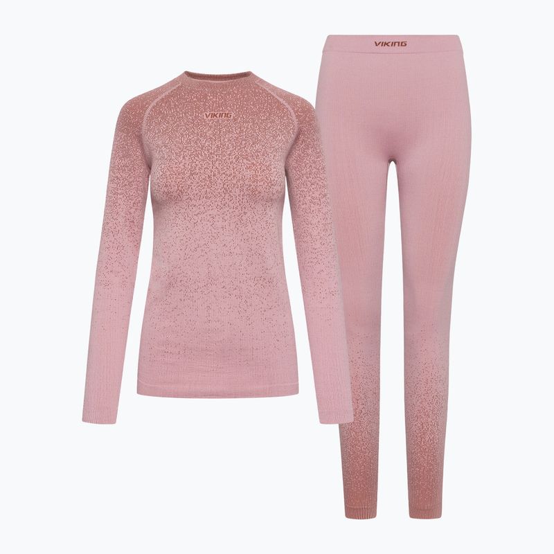 Дамски комплект термобельо Viking Altis Base Layer pink 8