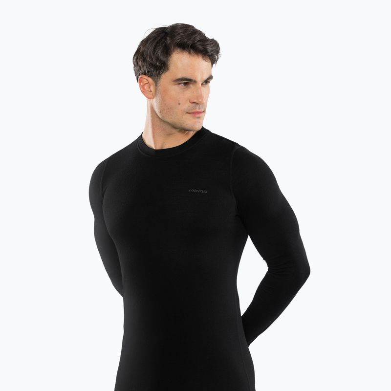 Мъжки комплект термобельо Viking Meriboo Base Layer black 4