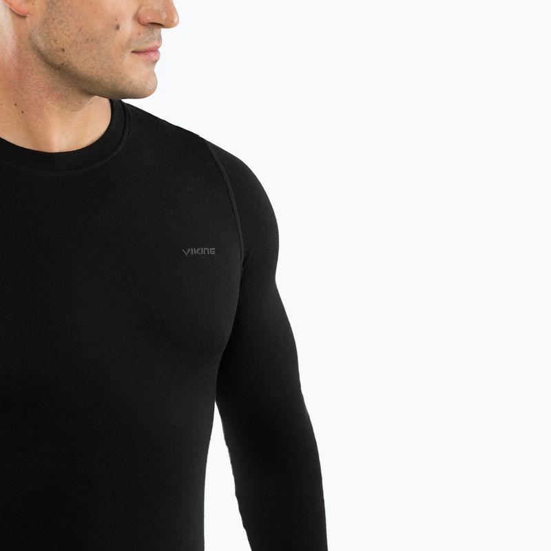 Мъжки комплект термобельо Viking Meriboo Base Layer black 5