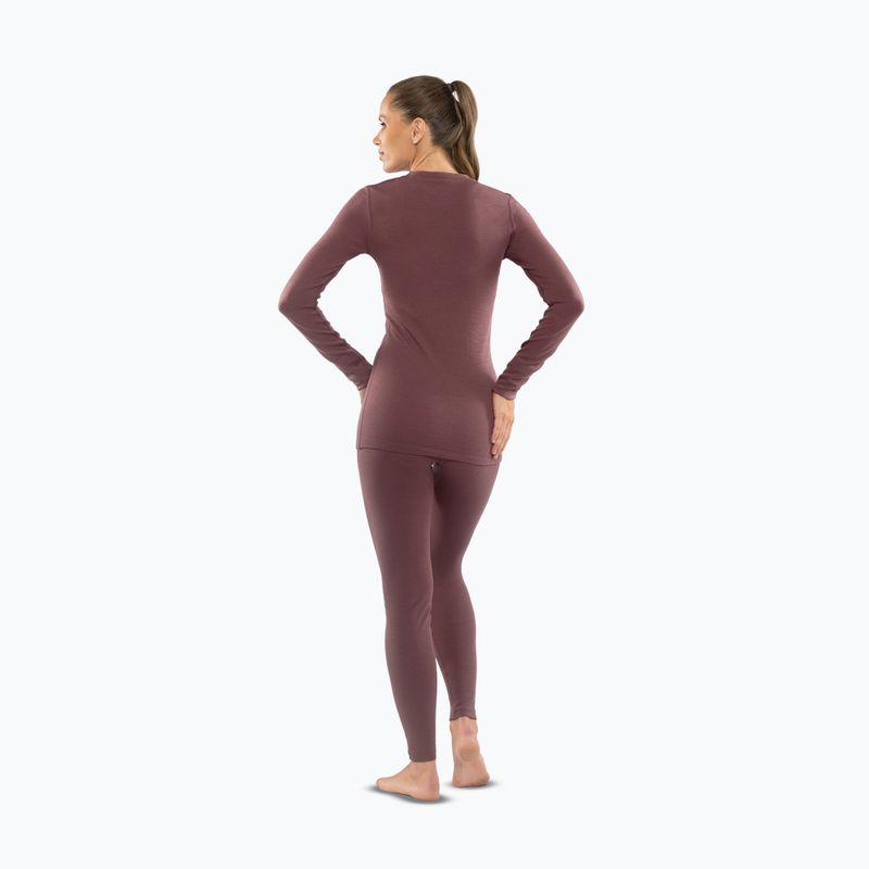 Дамски комплект термобельо Viking Meriboo Base Layer pink 2