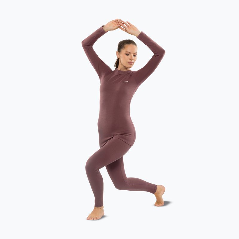 Дамски комплект термобельо Viking Meriboo Base Layer pink 3