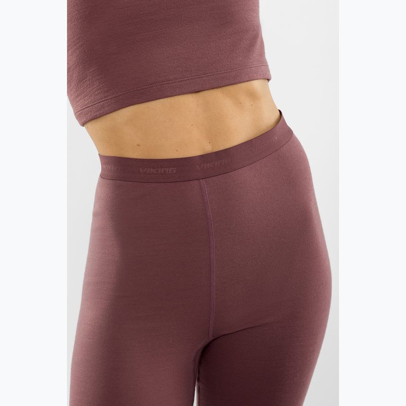 Дамски комплект термобельо Viking Meriboo Base Layer pink 6