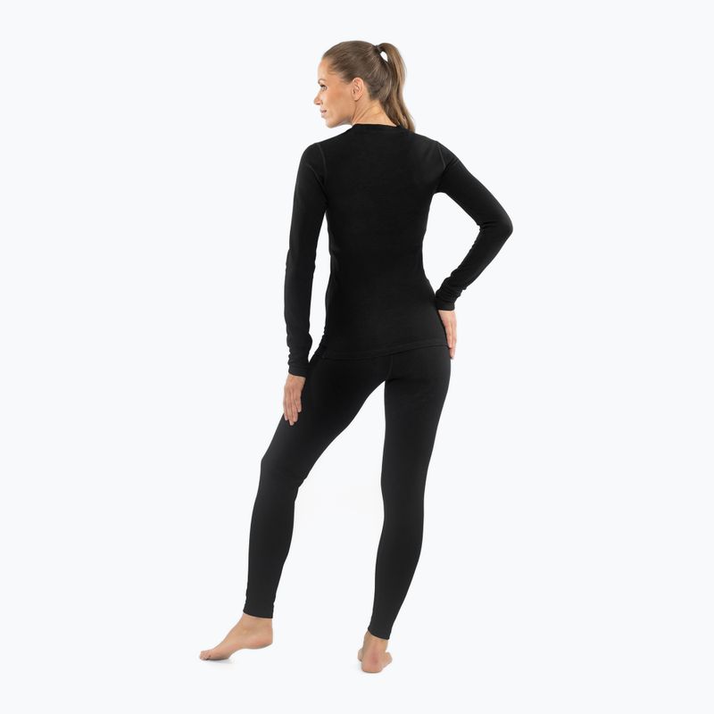 Дамски комплект термобельо Viking Meriboo Base Layer black 2