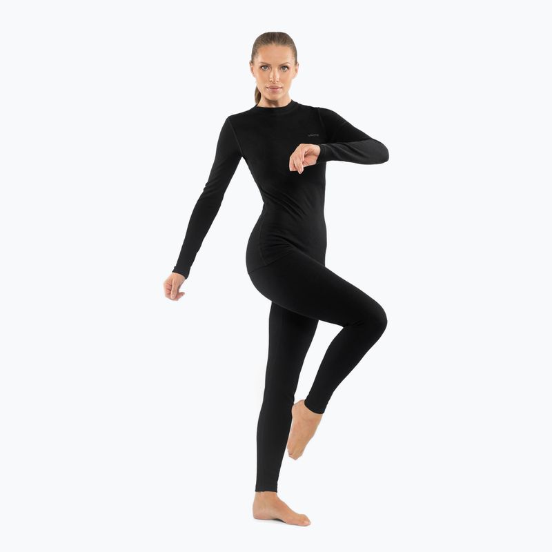 Дамски комплект термобельо Viking Meriboo Base Layer black 3