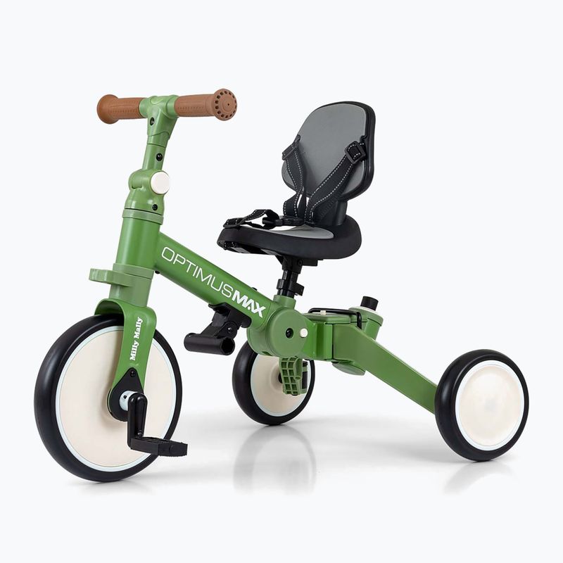 Велосипед без педали Milly Mally 5w1 Optimus Max green 8