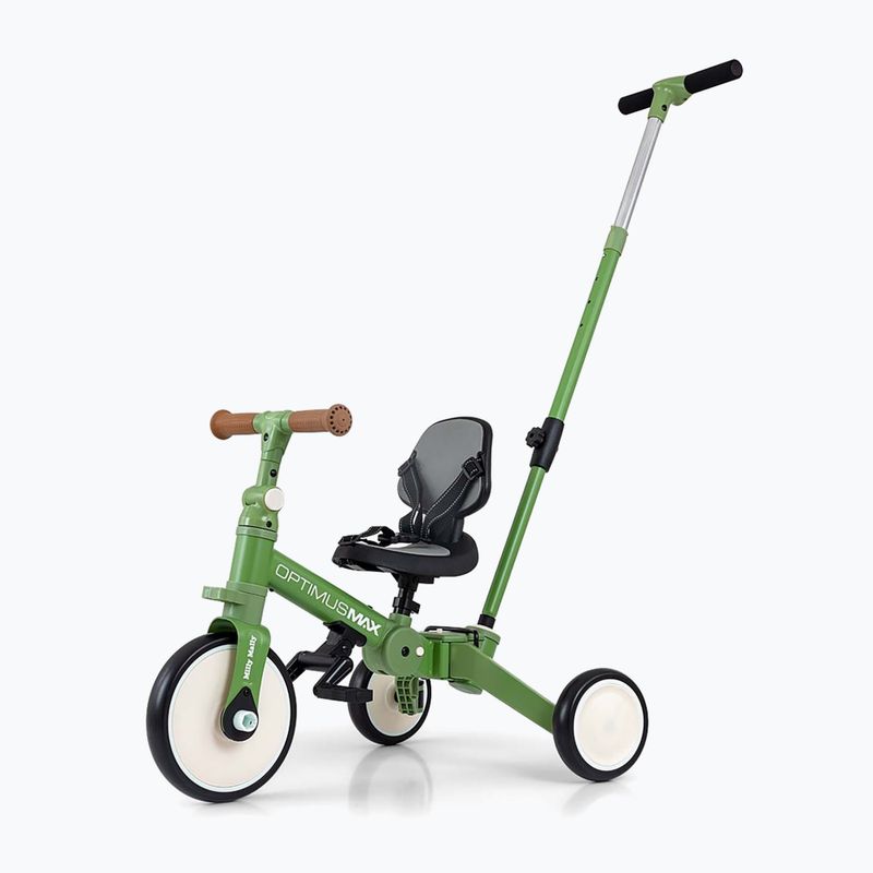 Велосипед без педали Milly Mally 5w1 Optimus Max green 10
