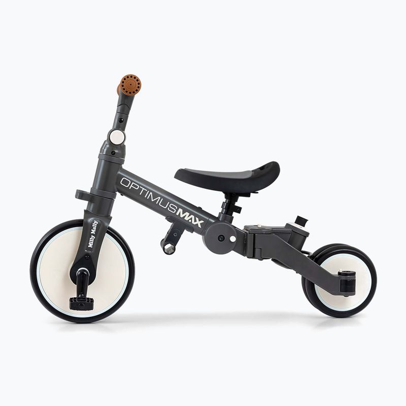 Велосипед без педали Milly Mally 5w1 Optimus Max dark grey 3