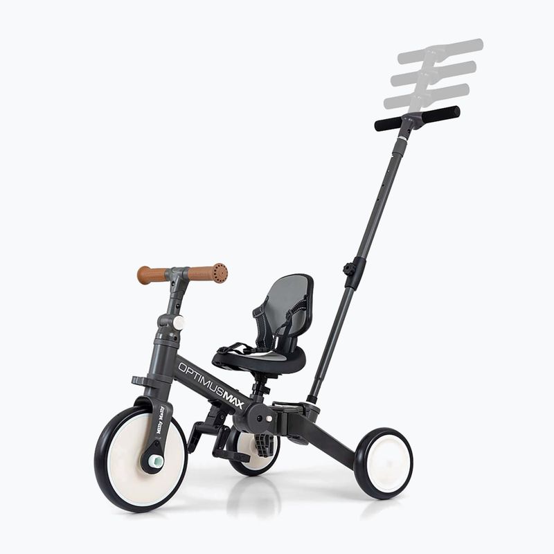 Велосипед без педали Milly Mally 5w1 Optimus Max dark grey 11