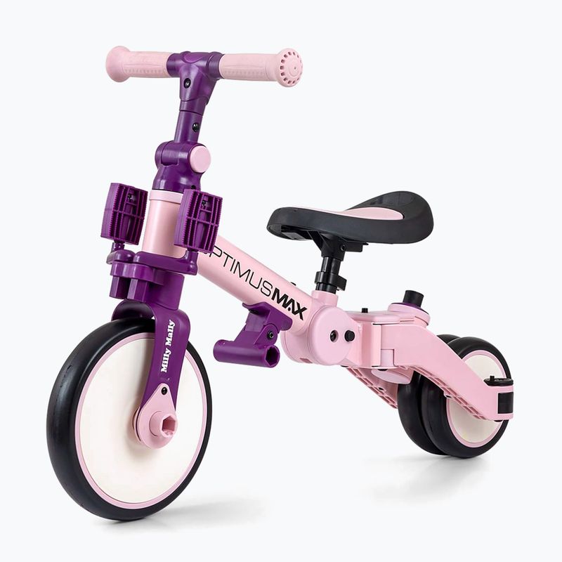 Велосипед без педали Milly Mally 5w1 Optimus Max pink 5