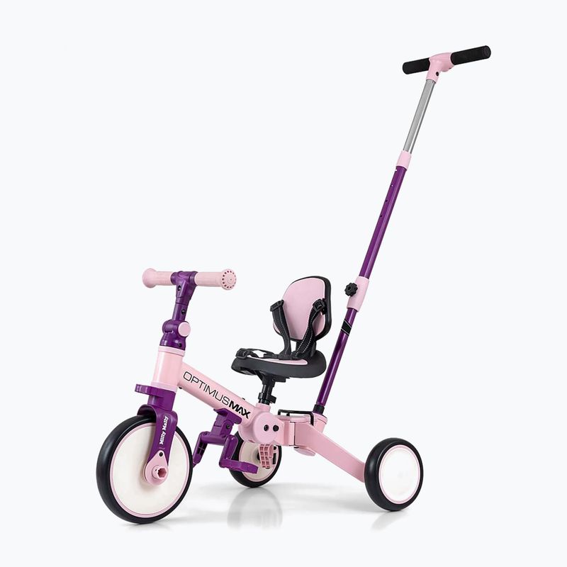 Велосипед без педали Milly Mally 5w1 Optimus Max pink 7