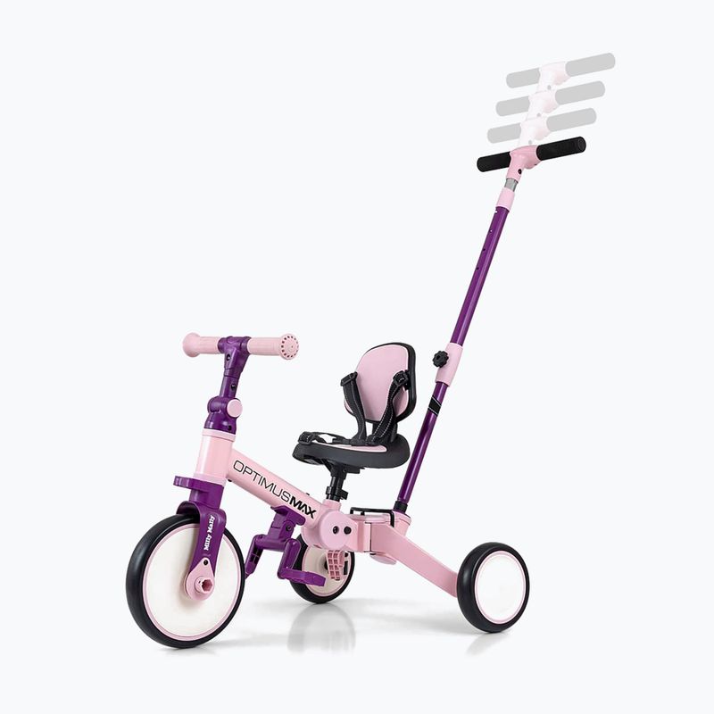 Велосипед без педали Milly Mally 5w1 Optimus Max pink 8