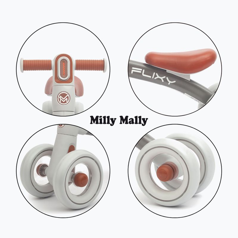 Велосипед без педали Milly Mally Flixy grey 9