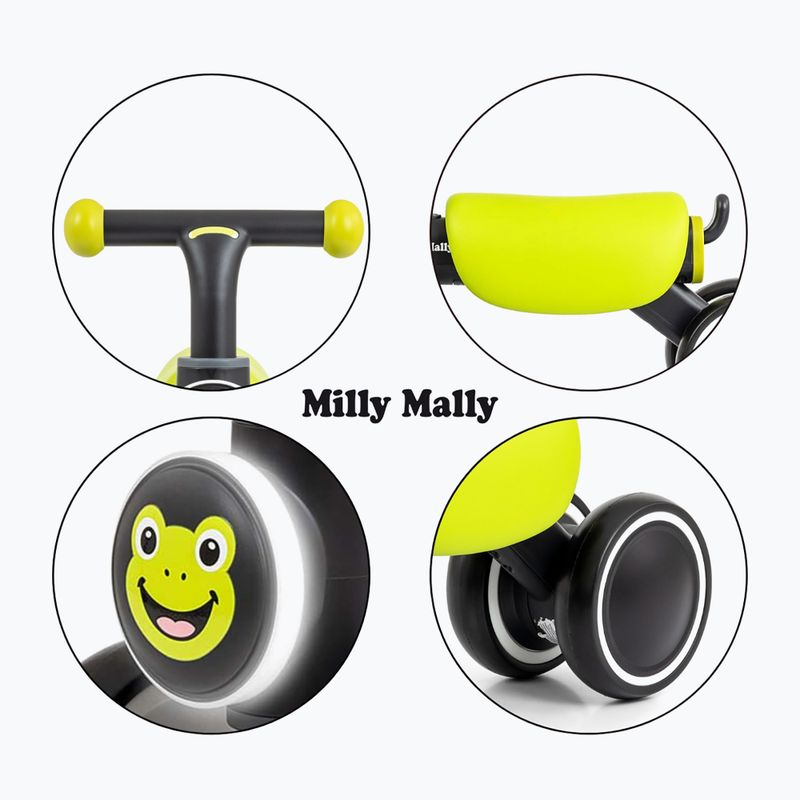 Велосипед без педали Milly Mally York green 11