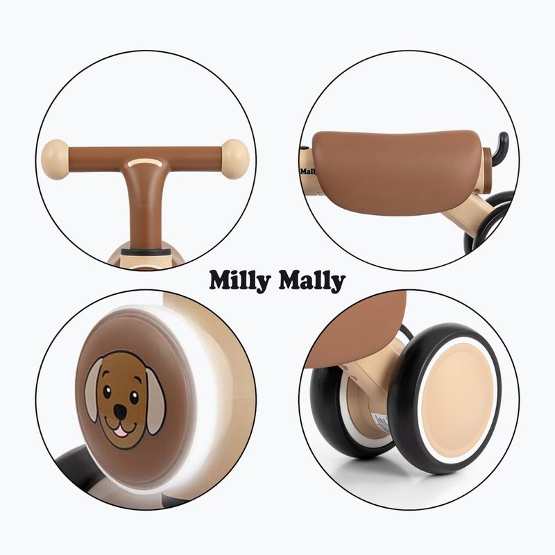 Велосипед без педали Milly Mally York beige 11