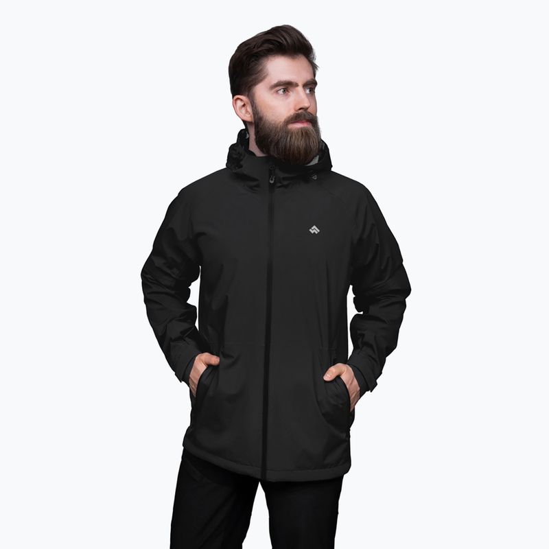 Alpinus Girdiman мъжко дъждобранно яке черно 3