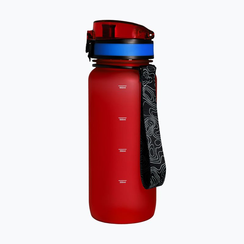 Туристическа бутилка Alpinus Trysil GOPR Edition 650 ml червен/син 3