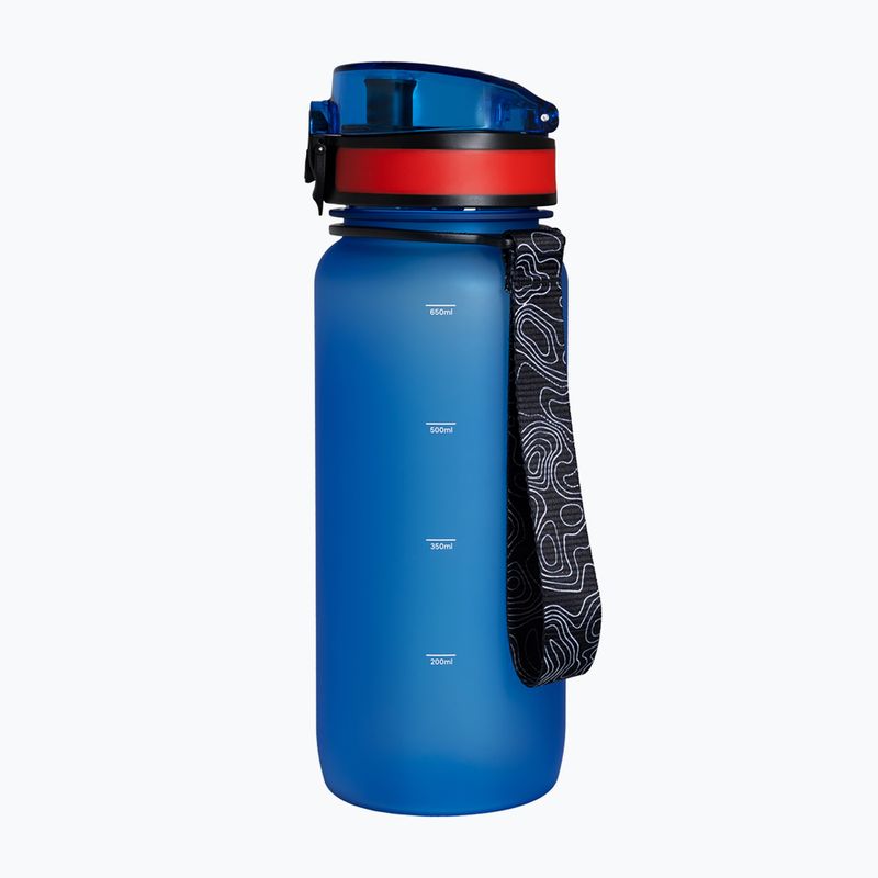 Туристическа бутилка Alpinus Trysil GOPR Edition 650 ml син/червен 3
