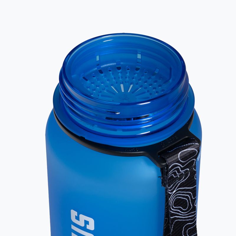 Туристическа бутилка Alpinus Trysil GOPR Edition 650 ml син/червен 5