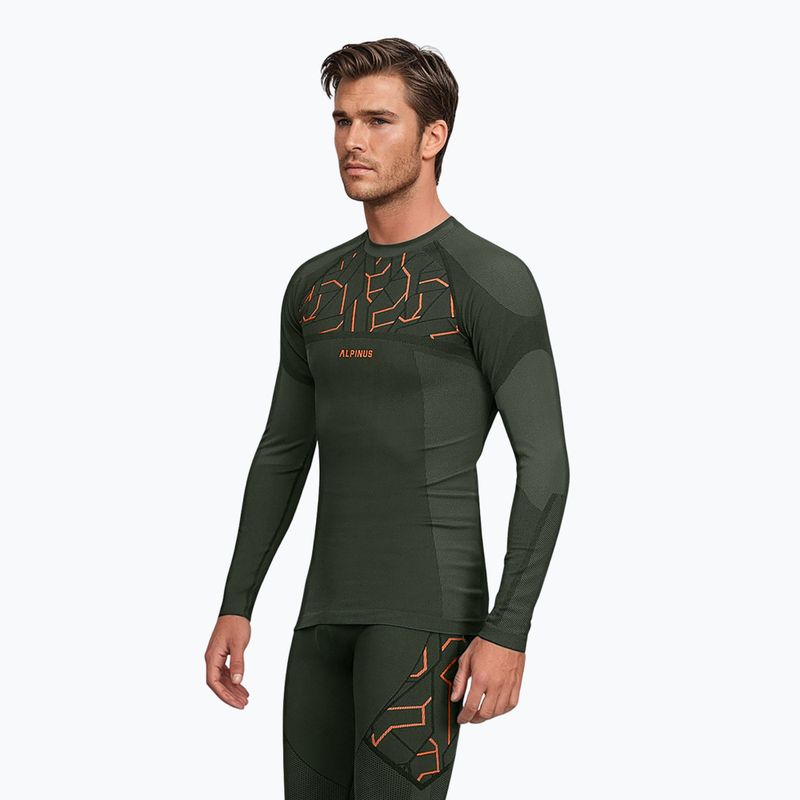 Мъжки комплект термоактивно бельо Alpinus Tactical Gausdal Set green/orange 2