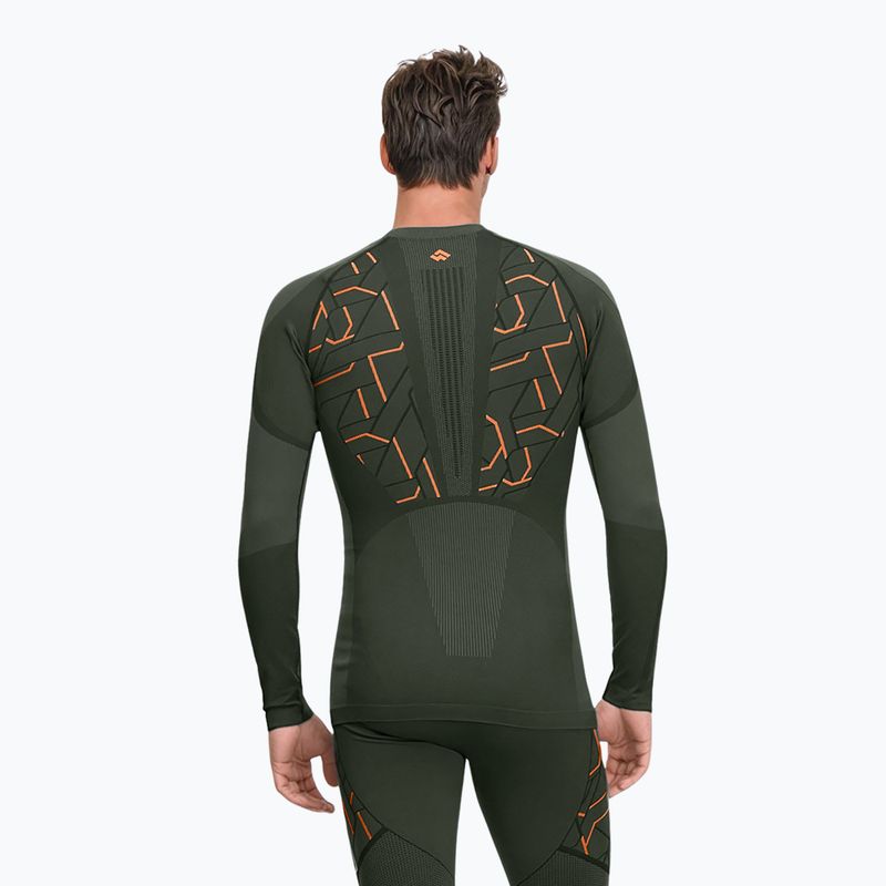 Мъжки комплект термоактивно бельо Alpinus Tactical Gausdal Set green/orange 3