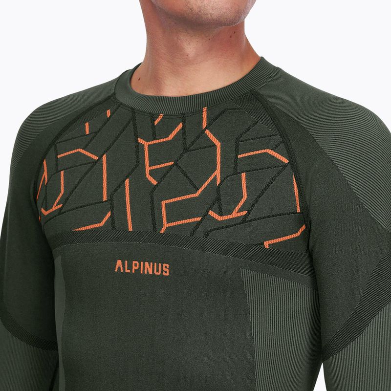 Мъжки комплект термоактивно бельо Alpinus Tactical Gausdal Set green/orange 4