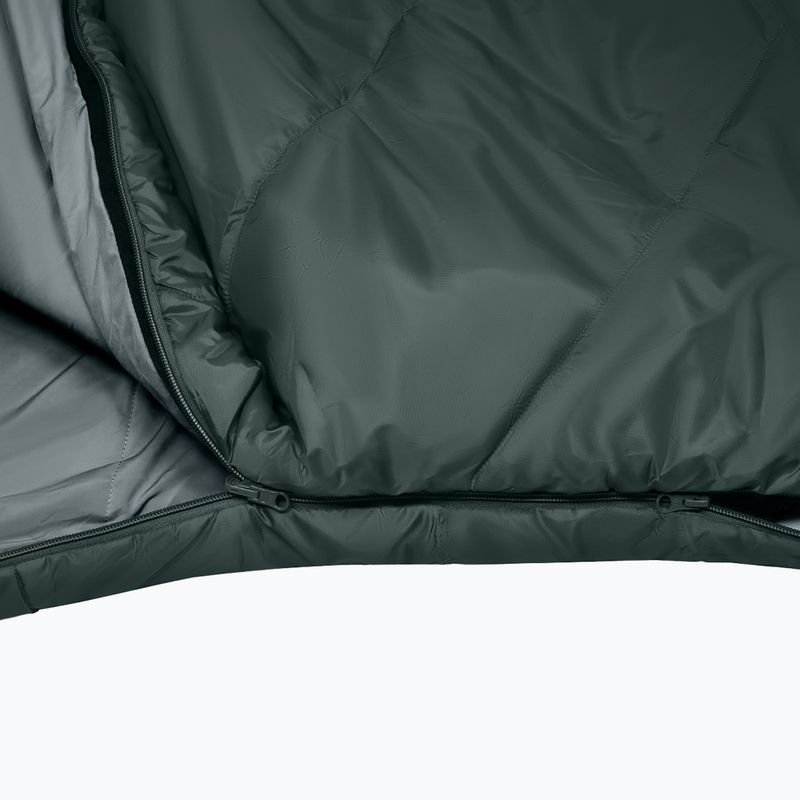 Спален чувал Alpinus Wide & Long Fiber Pro 1250 215 cm/left pine green 5