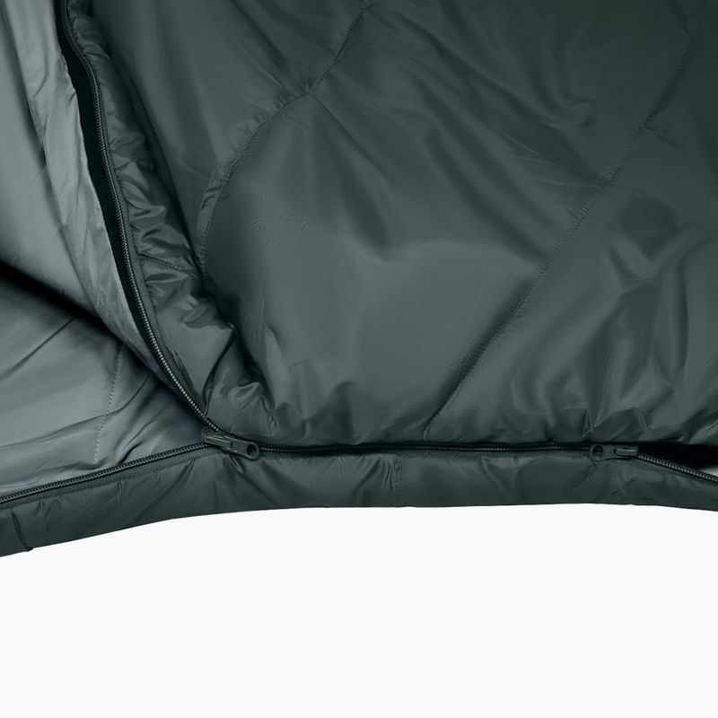 Спален чувал Alpinus Wide & Long Fiber Pro 1250 215 cm/right pine green 5