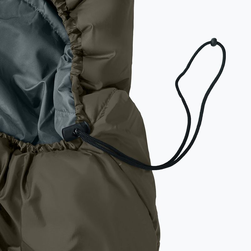 Спален чувал Alpinus Wide & Long Fiber Pro 1250 215 cm/left olive 3