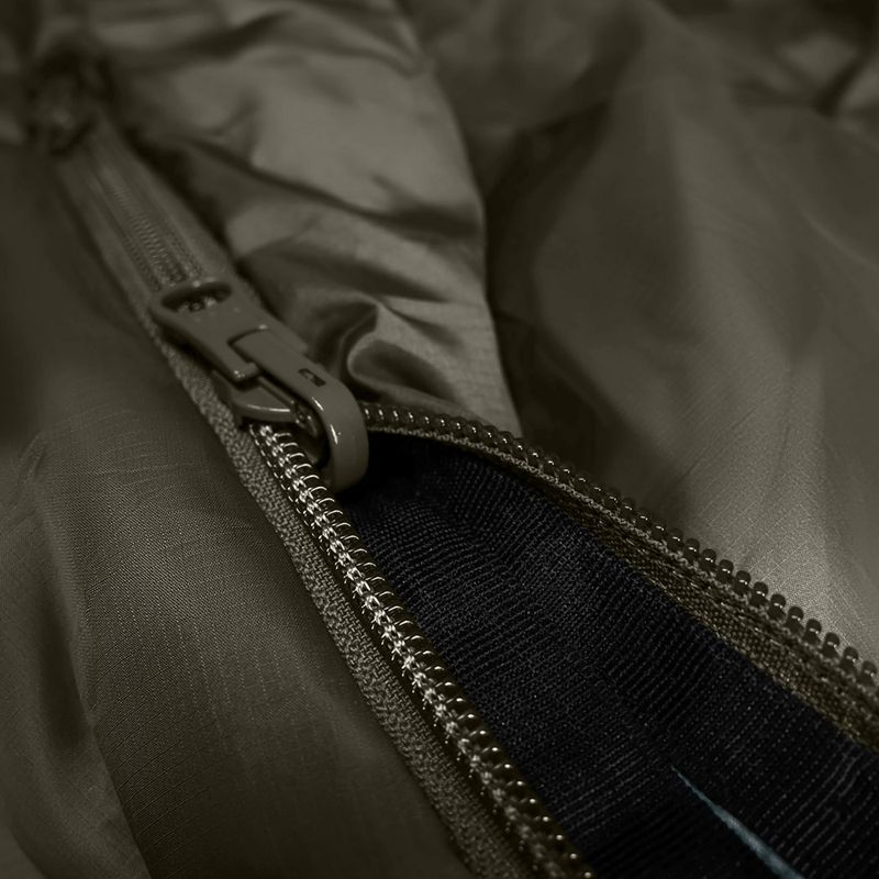 Спален чувал Alpinus Wide & Long Fiber Pro 1250 215 cm/right olive 8
