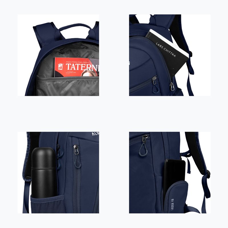 Туристическа раница Alpinus Lecco 15 l navy 4