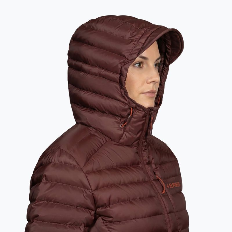Дамско пухено яке Alpinus Kiruna brown 3