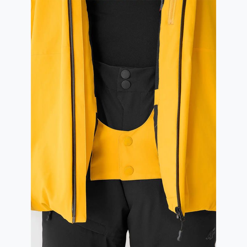 Мъжко скиорско яке 4F M0877 yellow 11