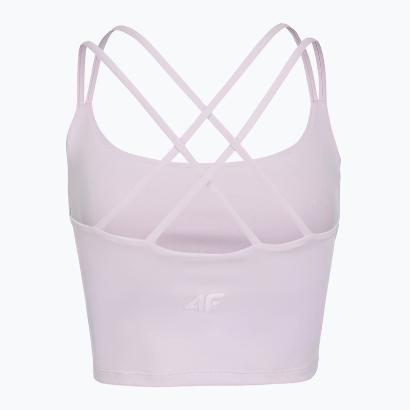 Дамска тренировъчна тениска 4F Solar Punk FNK F0745 light violet 2