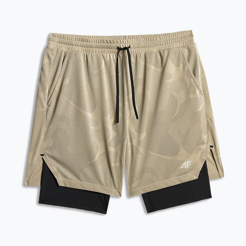 Мъжки къси панталони/шорти 4F Athletic FNK M1424 beige