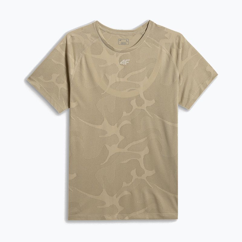 Мъжка тренировъчна тениска 4F Athletic FNK M1777 beige