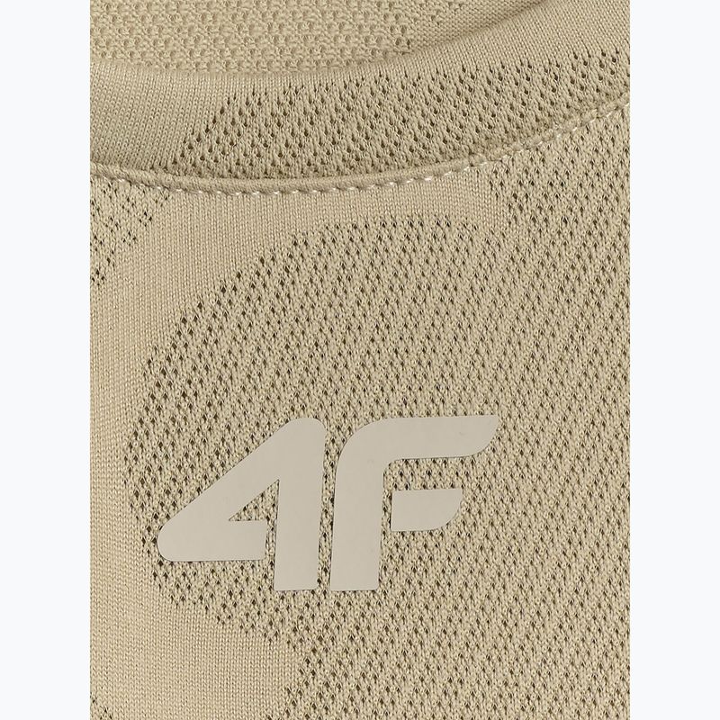 Мъжка тренировъчна тениска 4F Athletic FNK M1777 beige 2